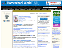 Tablet Screenshot of home-school.com